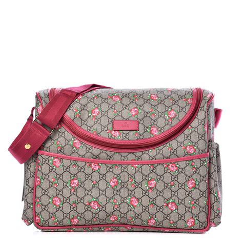 gucci rose gold diaper bag|gucci signature pink diaper bag.